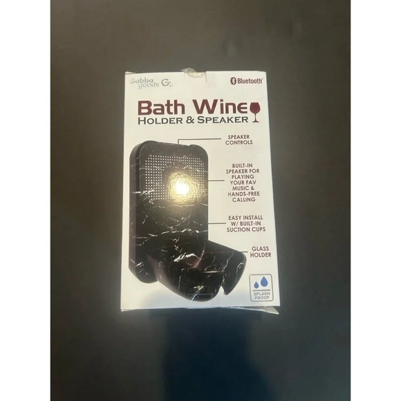 wine holder and bathroom speaker Néw‎ sealed​ - Picture 3 of 3